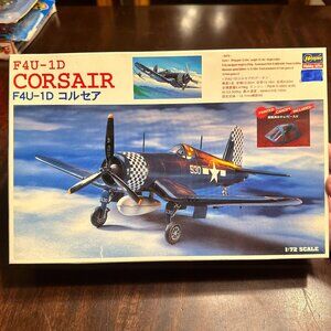 F4U-1D Corsair 1/72 Scale Model Kit By Hasegawa Hobby Kits